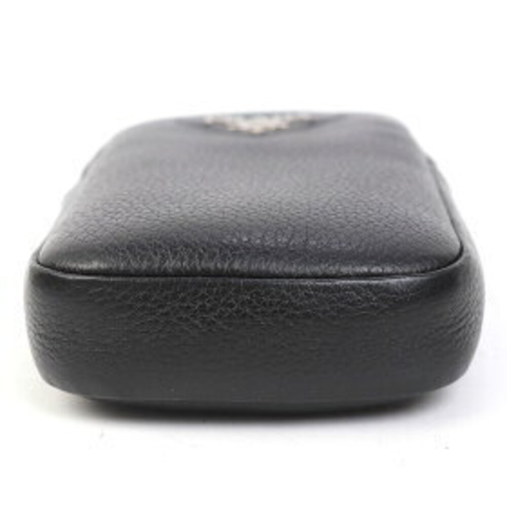 PRADA SAFFIANO LEATHER SHOULDER BAG smartphone pouch triangle logo - Picture 7 of 7
